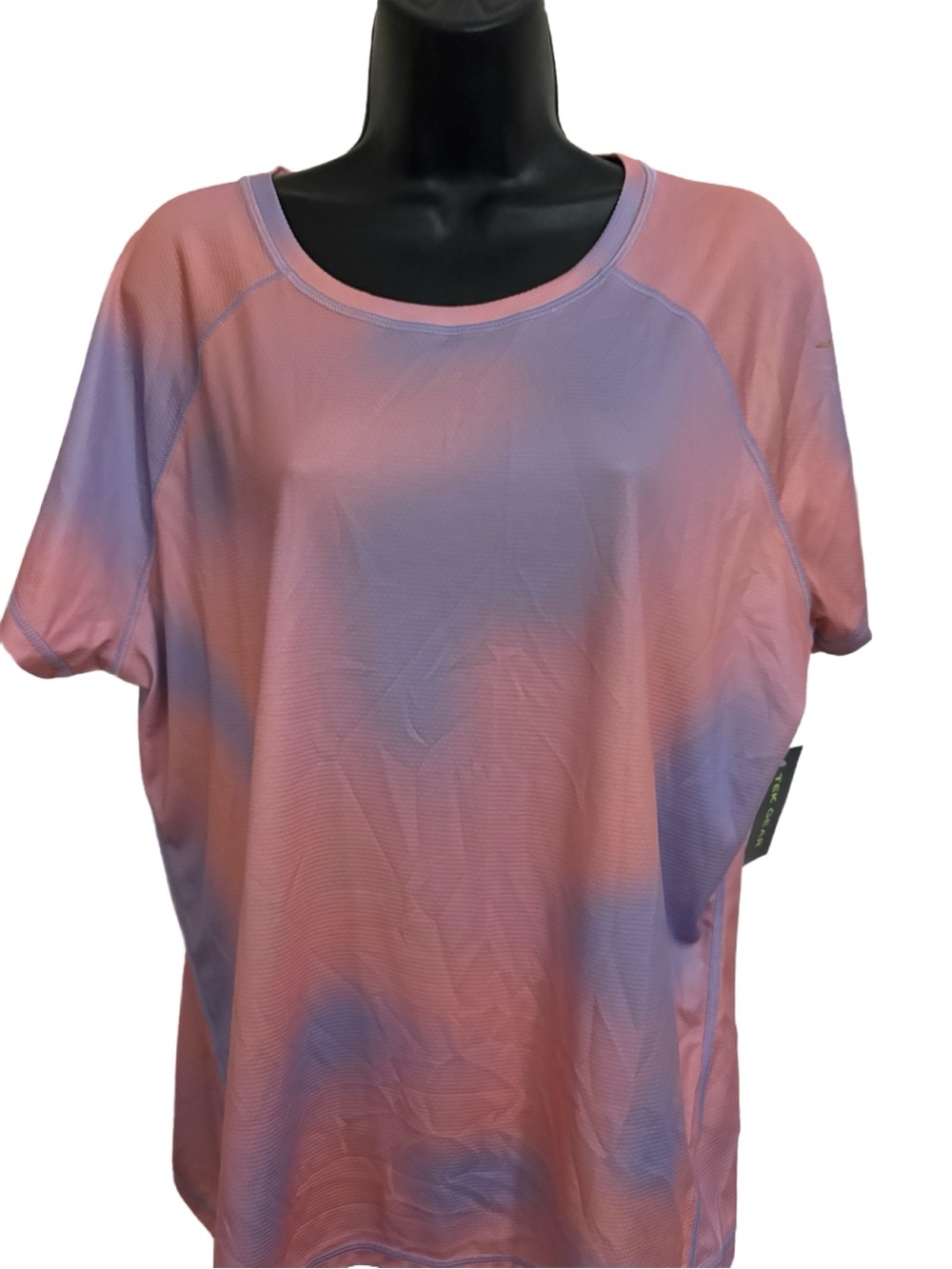 Women’s Pink & Lavender Tie-Dye Short Sleeve Athletic Top⭐️NWT⭐️